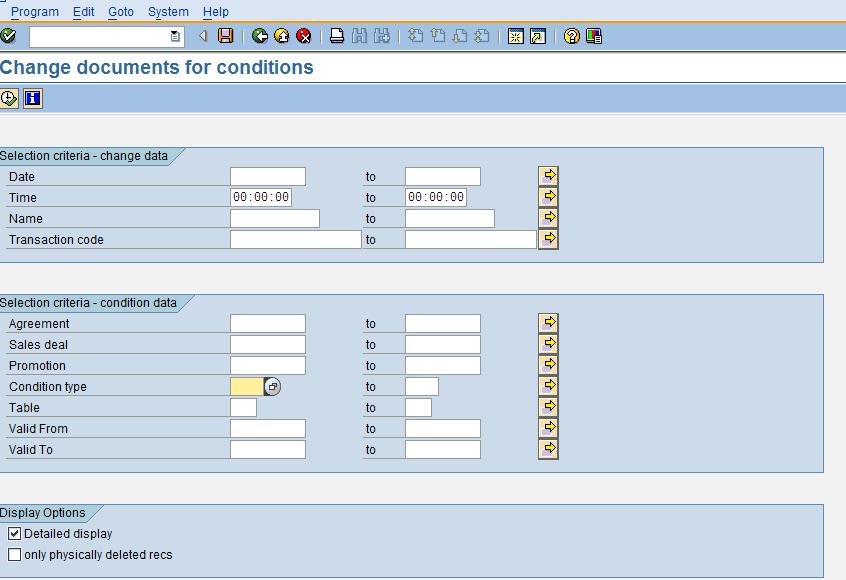 SAP Functionals RV16ACHDProgram for finding the changes to condtion