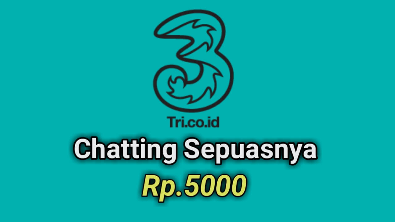 Cara Baru Daftar Paket Chatting kartu 3 sebulan 5000