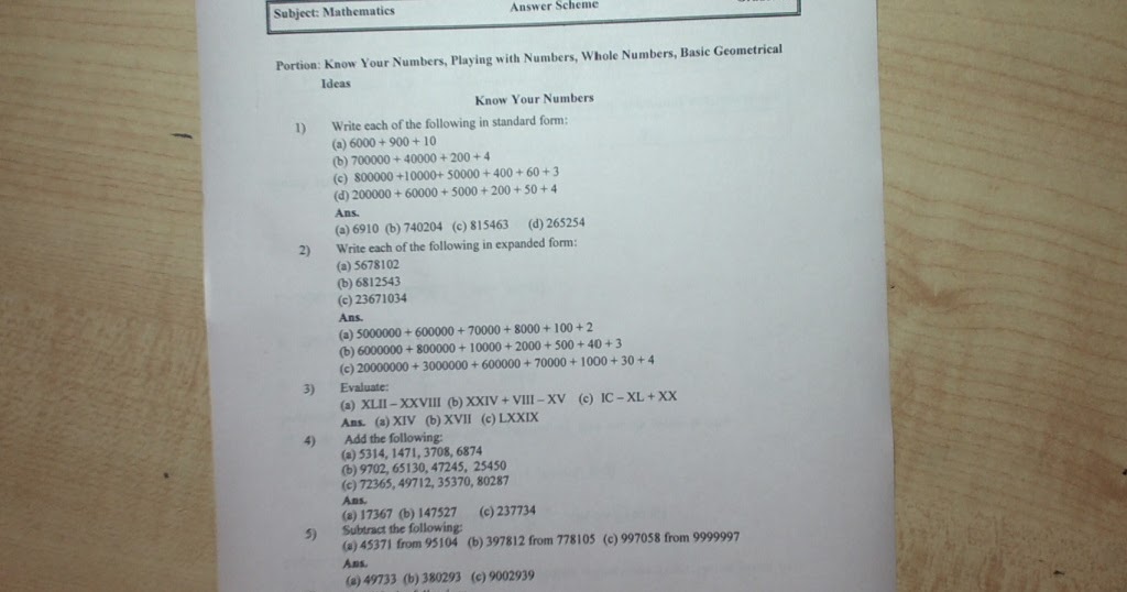 maths question bank with answer