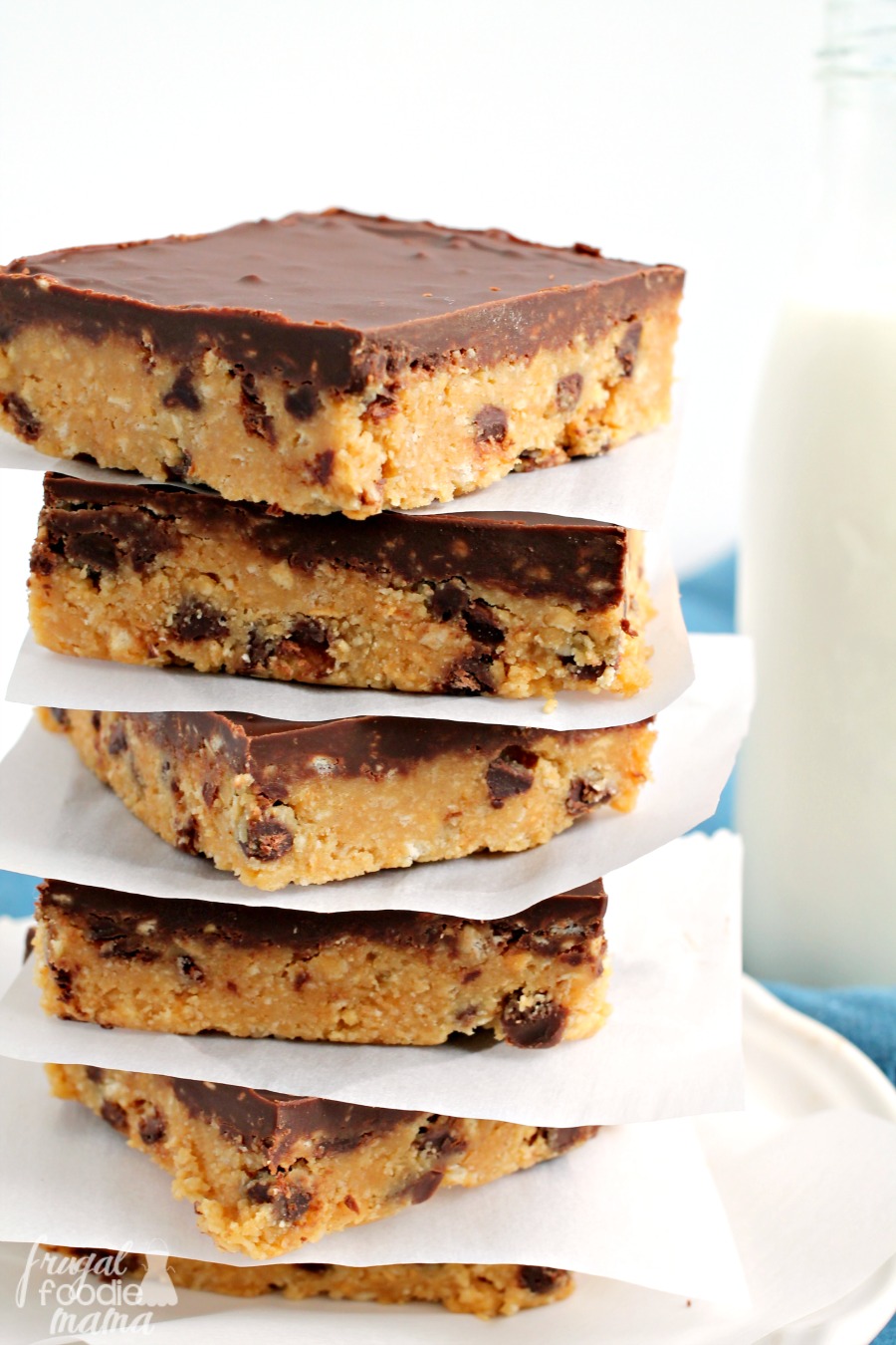 Frugal Foodie Mama Chocolate Peanut Butter Cracker Bars