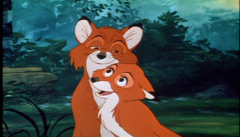 Tod and Vixey "The Fox and the Hound" 1981 animatedfilmreviews.filminspector.com