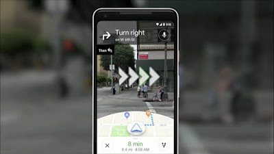 Google Maps Navigation Visual Positioning System