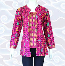 Model Baju Batik Wanita Kombinasi Terbaru Model Baju Batik Wanita Kombinasi Terbaru