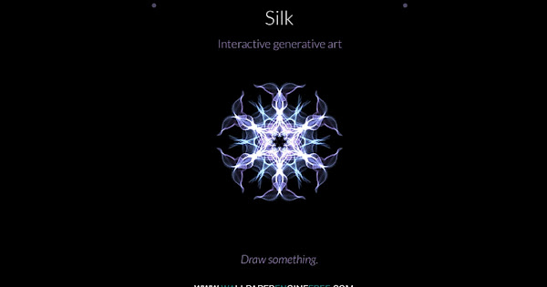 Silk 2 Interactive Generative Art Free Download 10000 Noches