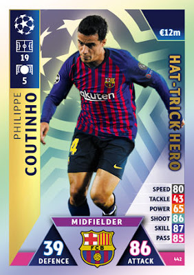Mario Mandzukic Topps Champions League 18/19 Sticker 249 