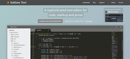 text editor sublime text