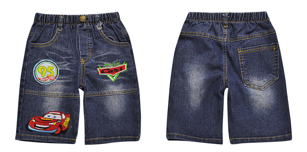 Cars 'Lightning McQueen' 3/4 Jeans Pants - Ready Stock ...