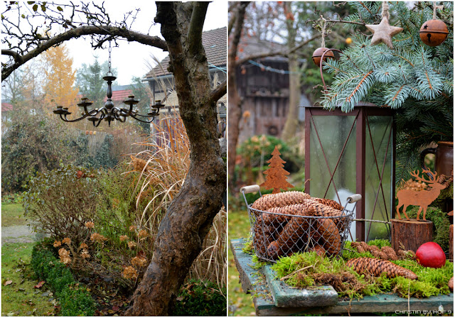 Hof 9: adventsstimmung im garten & ein quasten diy