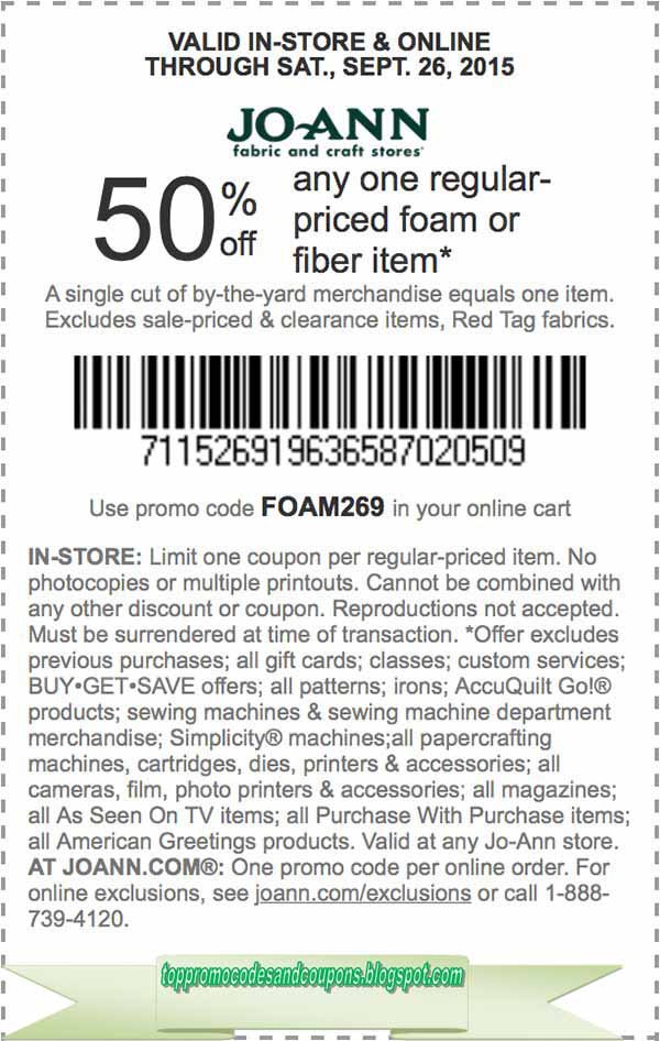 Free Promo Codes and Coupons 2023 Joann Coupons