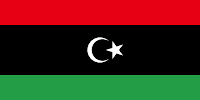 Logo Gambar Bendera Negara Libya PNG JPG ukuran 200 px