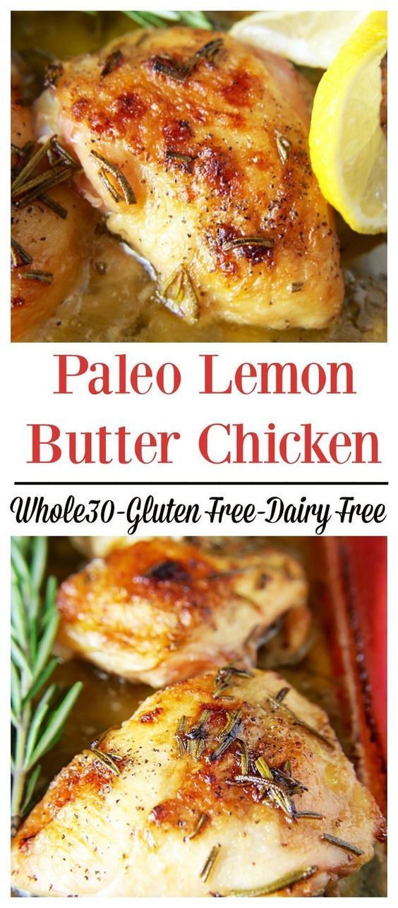 PALEO LEMON BUTTER CHICKEN Recipes Cooking