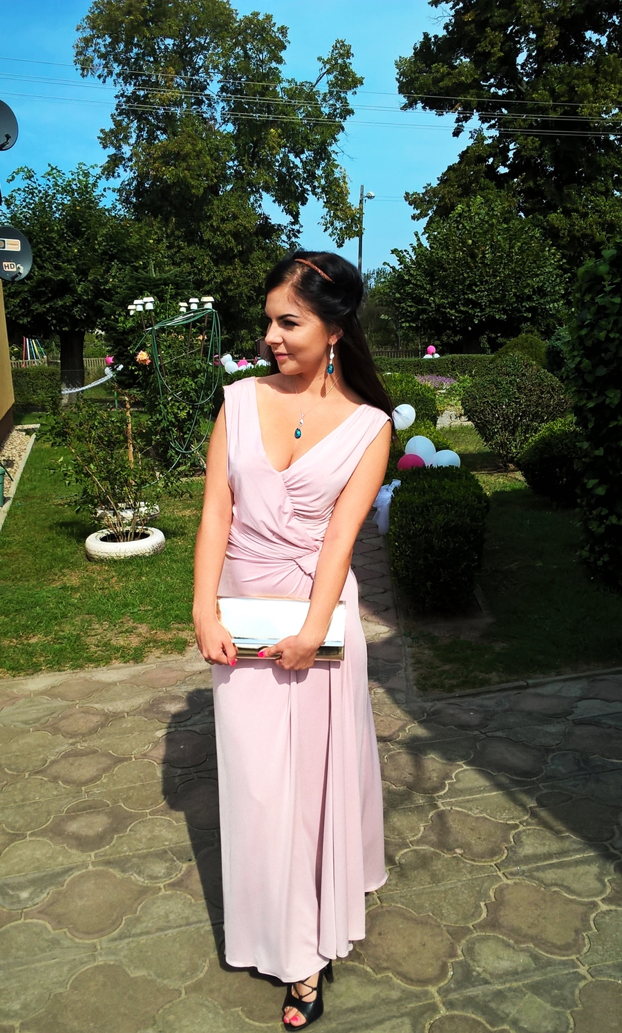 Moja weselna stylizacja - sukienka maxi