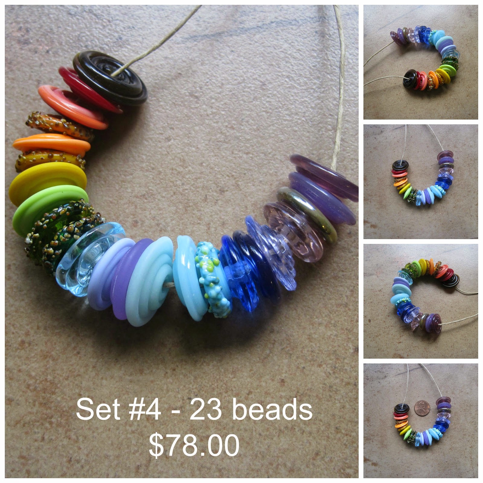 Rustic Disc Bead Sets