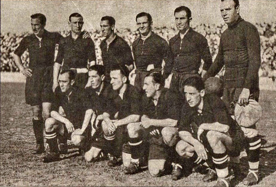 SELECCIÓN DE ESPAÑA en la temporada 193334