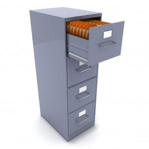 Clean File Cabinet Drawers and Purge Old Documents
