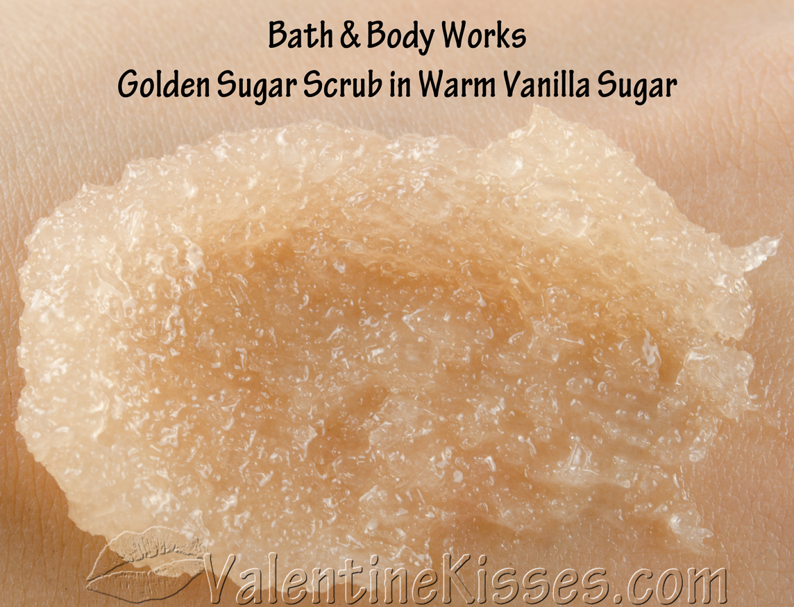 Valentine Kisses Bath & Body Works Golden Sugar Body Scrub in Warm