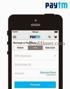 Recharges & Bill Payments Rs. 30 Cashback on Rs. 300 – PayTm
