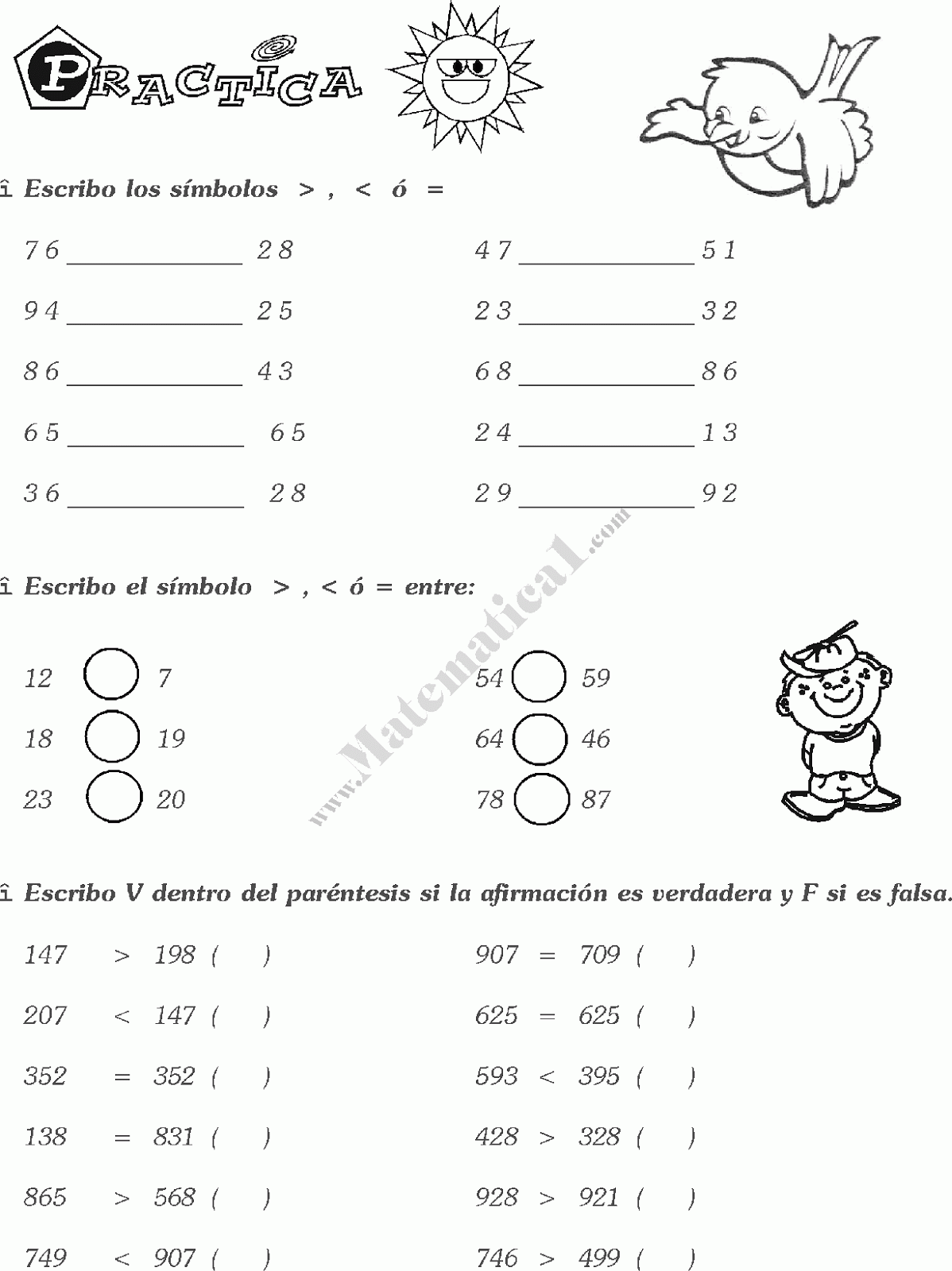 Ejercicios De Matematica Para Segundo Grado Material Para Maestros