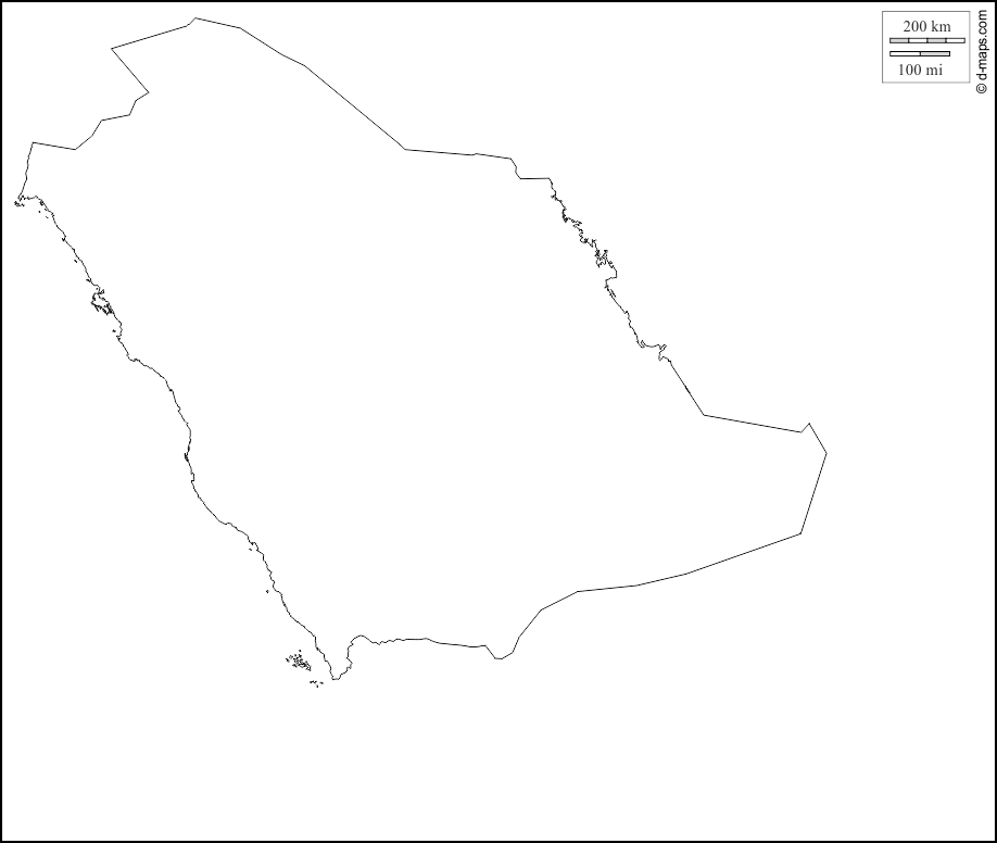 مجموعة خرائط صماء للمملكة العربيّة السّعوديّة المعرفة الجغرافية كتب