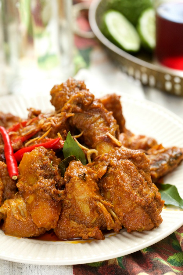 Masam manis: Rendang Ayam Nangka Muda resepi Pak Engku 