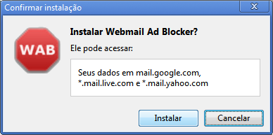 bloquear banner yahoo email