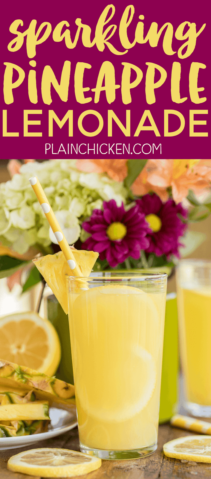 Sparkling Pineapple Lemonade Plain Chicken®