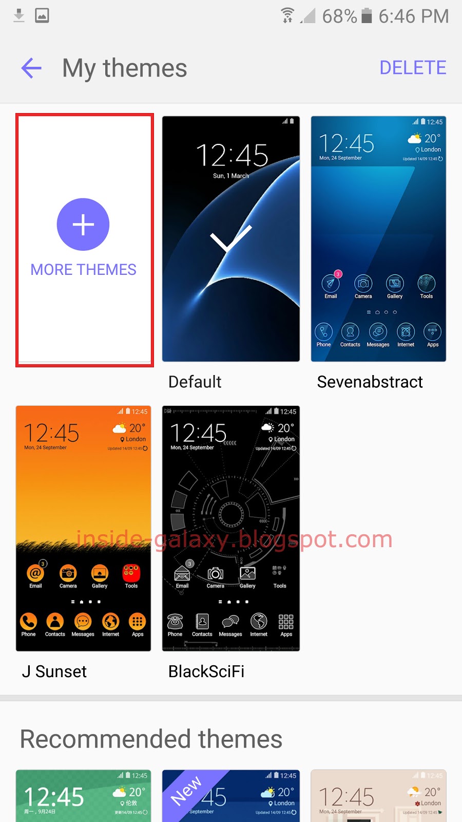 samsung galaxy s7 edge how to change themes in android 6 0 1