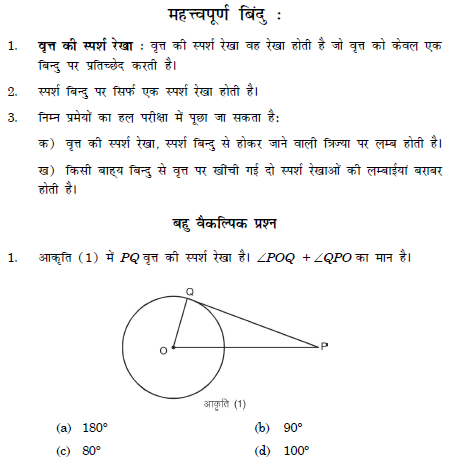 Circle important questions Hindi medium,maths in hindi,hindi notes of maths for competition,mcq in hindi,hindi medium notes,