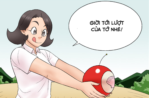 Kim Chi & Củ Cải (bộ mới) phần 27: Hình dạng "cái ấy" (2)