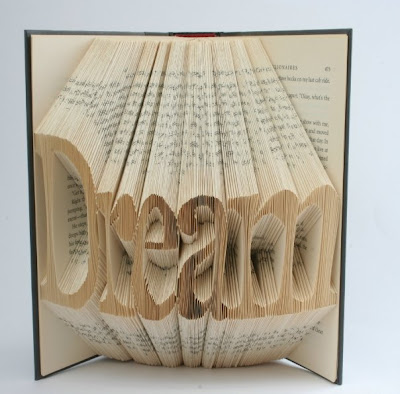 pages folded into the word dream