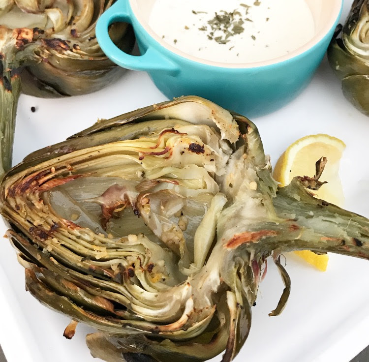 Grilled Artichokes with Garlic and Lemon Aioli A Polished Palate