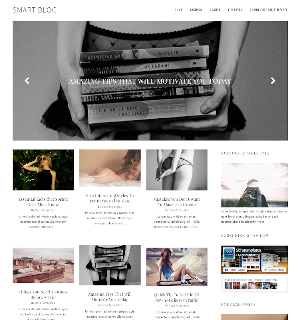Smart Blog - Personal Blogger Template