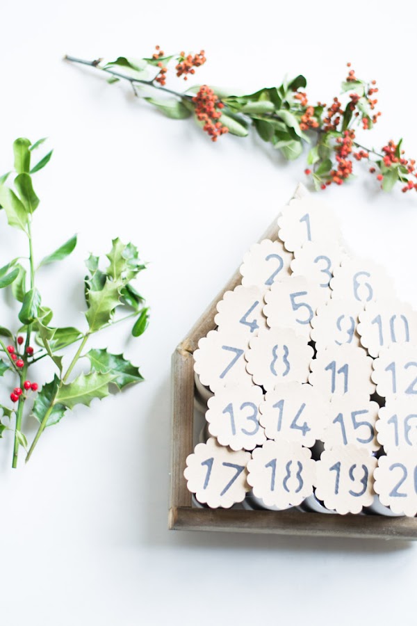 Calendario de Adviento diy