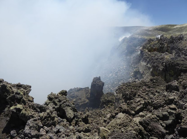il cratere dell'etna
