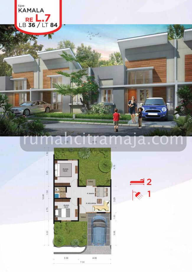 Tipe KAMALA Rumah Citra Maja Raya 2 Tipe KAMALA Rumah Citra Maja Raya 2