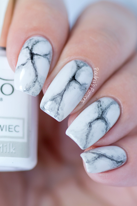 Here's how to create water marble nails at home in a few easy steps