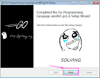 Go install golang on windows 7 tutorial screenshot 10