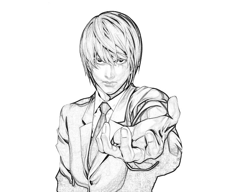 death note coloring pages - photo #33