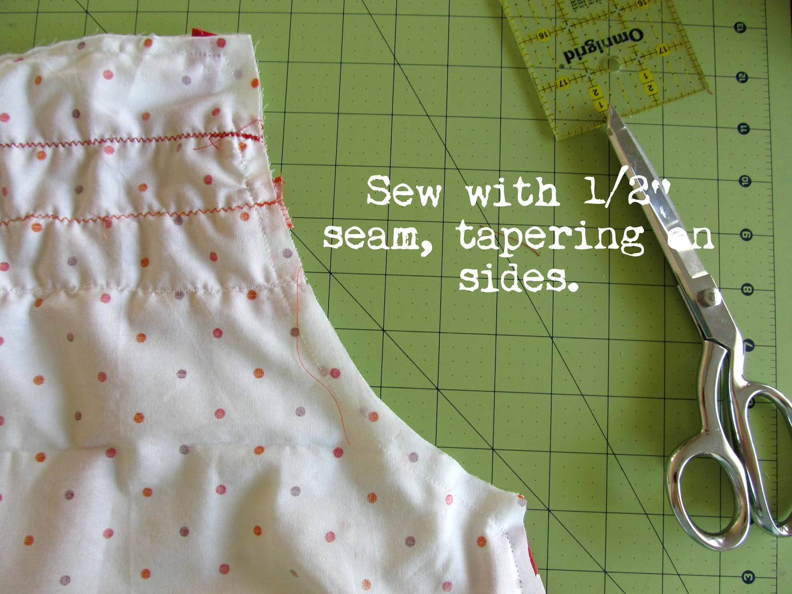 Pickup Some Creativity Ruffled Pillowcase Apron Tutorial