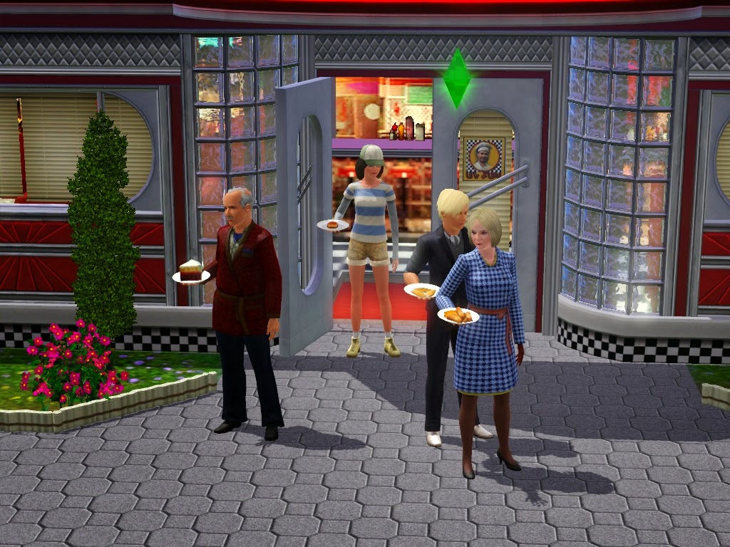 My Sims 3 Blog Eat Outside Diners & ALL Restaurants by icarus_allsorts