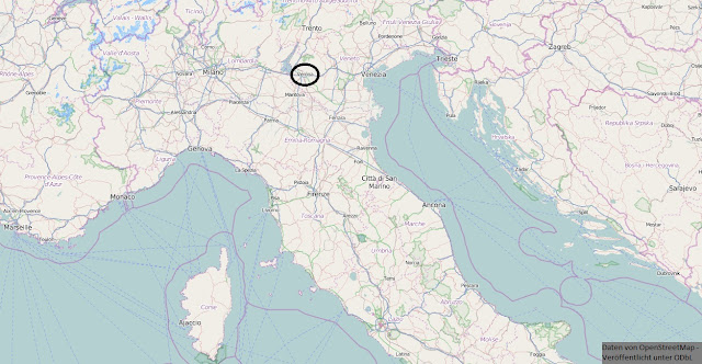 Karte Kurztrip Verona