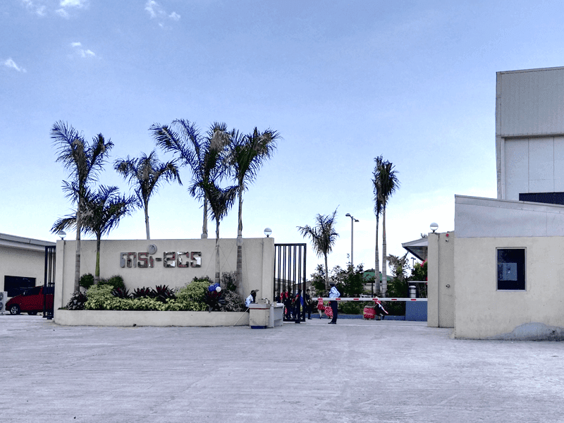 The main entrance of MSI-ECS