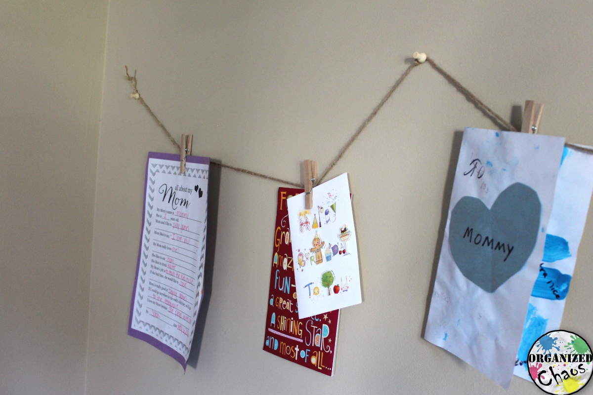 DIY gratitude wall Organized Chaos