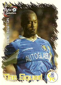 Futera PLATINUM el doble Chelsea 1998 DB2 borde De Plata Mark Hughes no
