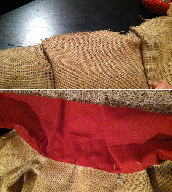 Made on Main Sew Awesome BURLAP TREE SKIRT