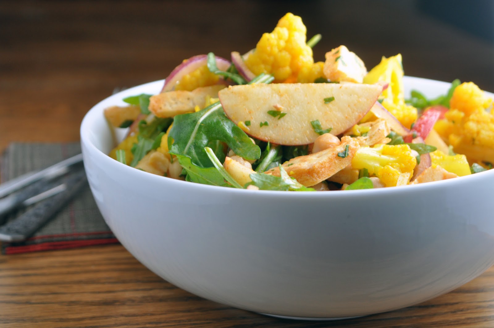 Impeccable Taste: Curried Cauliflower & Chickpea Salad