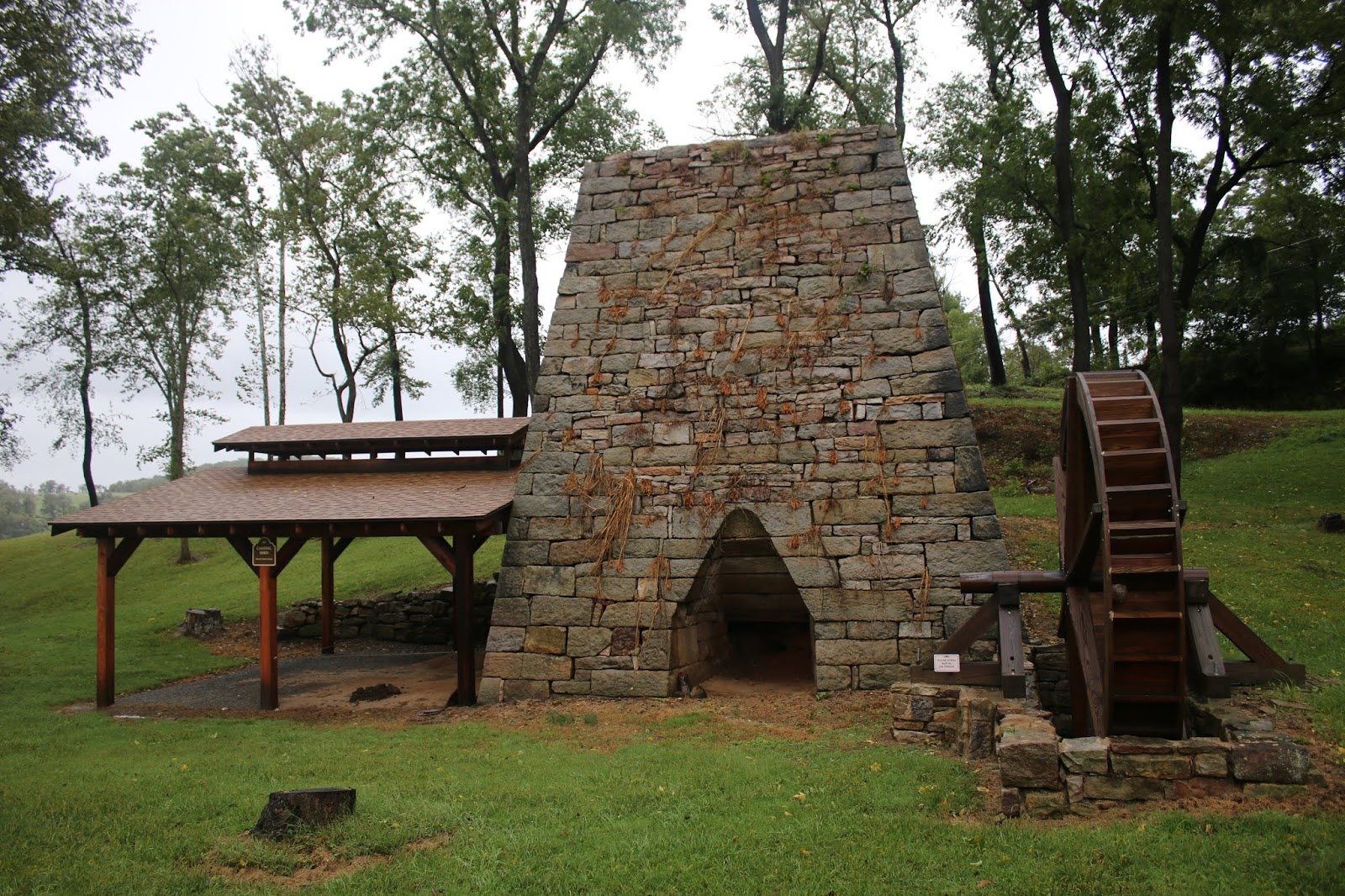 Mt. Vernon Furnace Restored Early 19th Century Iron Furnace in Fayette