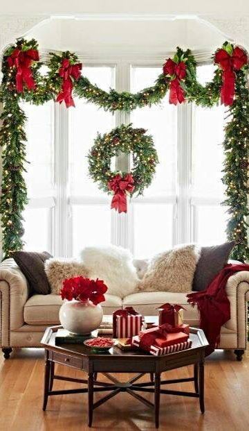 christmas living room decoration idea