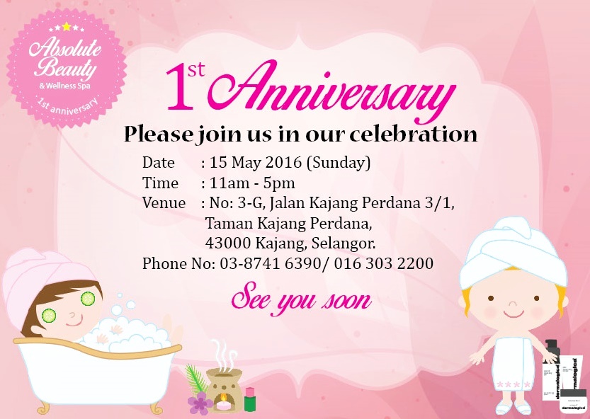 Party Hat Absolute Beauty & Wellness Spa 1st Anniversary