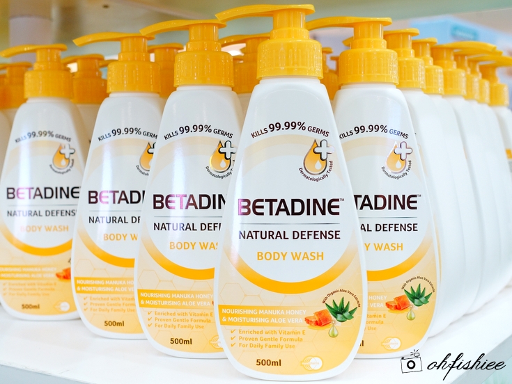oh{FISH}iee Say Goodbye to Germs with BETADINE™ Natural Defense Body Care